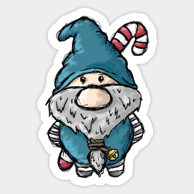 Christmas Gnome Sticker by MandrakeCC